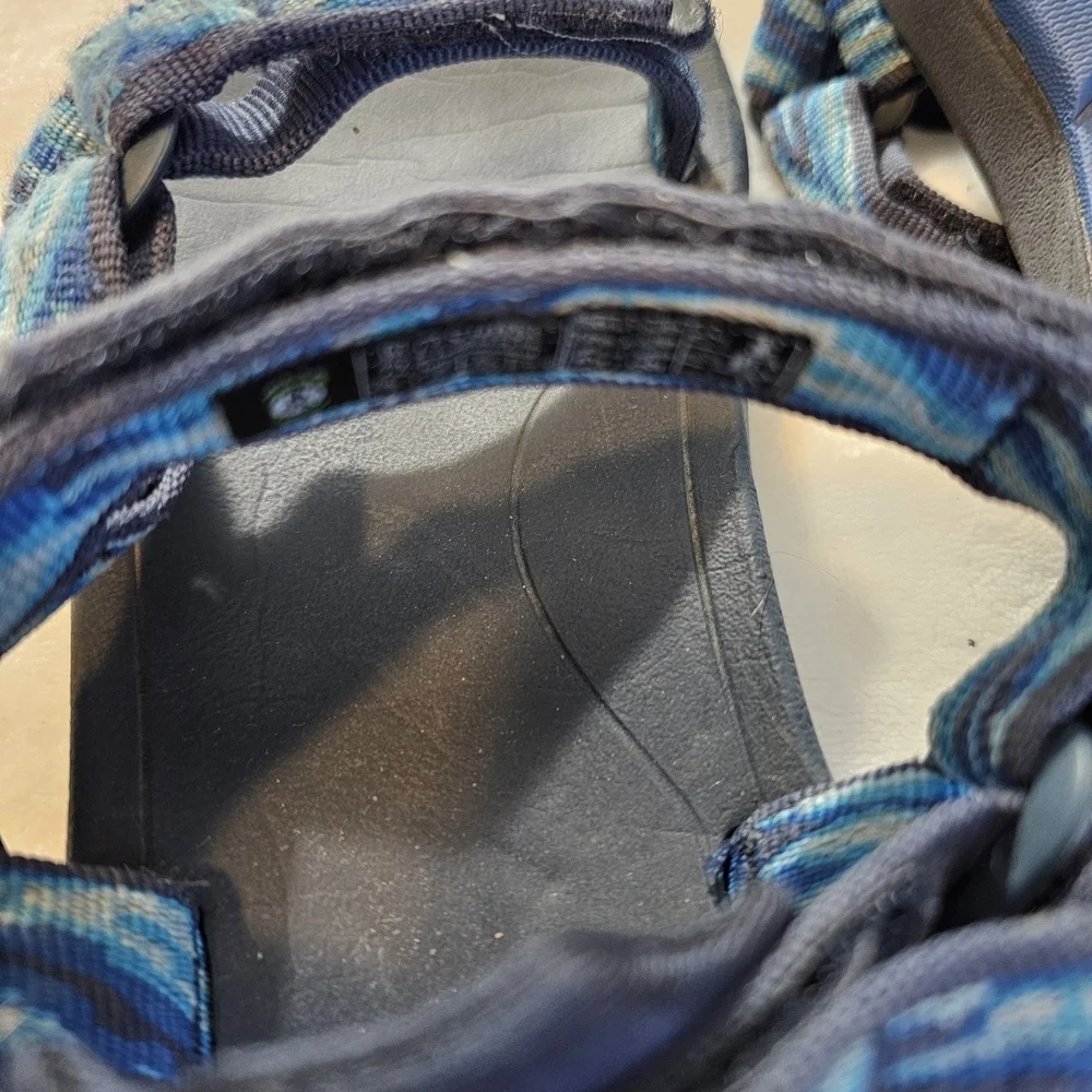 Teva Blue and Black Sandals